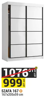 Szafa System Tanger 167x205x59cm kolor biały promocja w Merkury Market