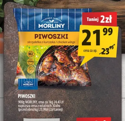 Piwoszki skrzydełka z kurczaka Morliny promocja w Arhelan