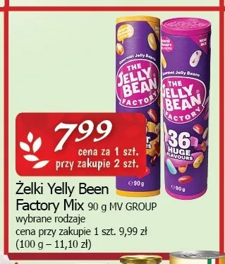 Żelki Yelly Bean Factory Mix MV Group promocja w CEZAR Delikatesy