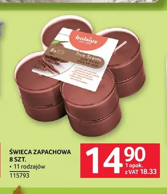 Świeca zapachowa 8 szt. Bolsius promocja w Selgros