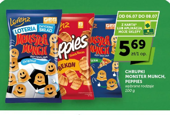 Chrupki Monster Munch Pizza promocja w Groszek