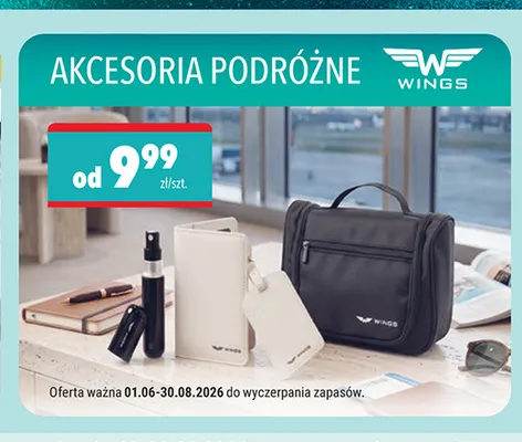 Akcesoria podróżne WINGS promocja w Biedronka