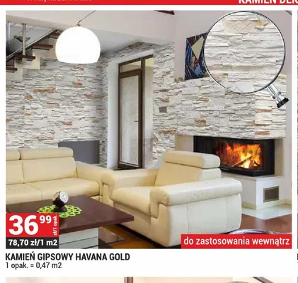 Kamień gipsowy Havana Gold promocja w Merkury Market