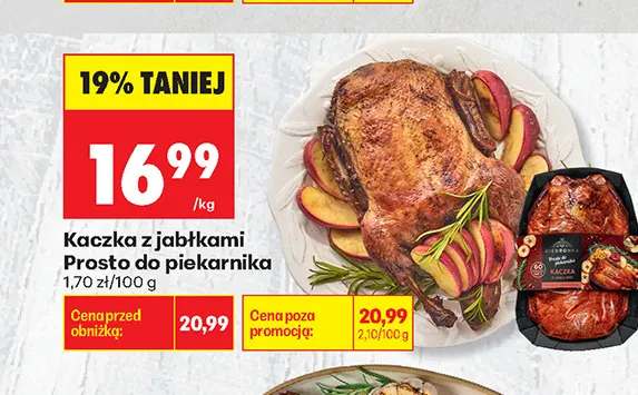 Kaczka z jabłkami Prosto do piekarnika promocja w Biedronka