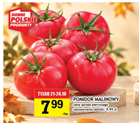 Pomidory malinowe promocja w Gram Market