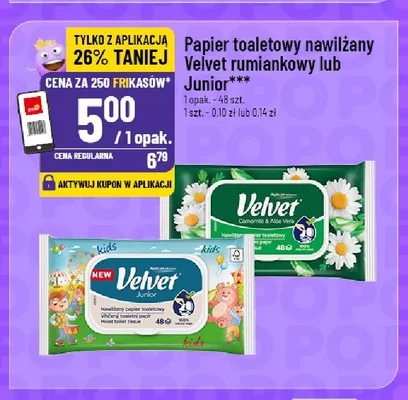 Papier toaletowy nawilżany sensitiv K-classic promocja w POLOmarket