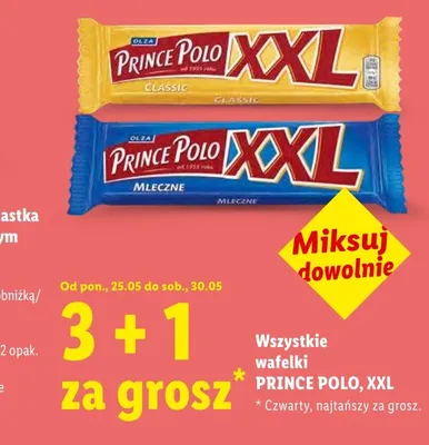 Wafelek Prince Polo XXL Classic promocja w Lidl