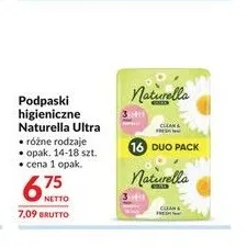 Podpaski higieniczne Naturella Ultra promocja w Makro