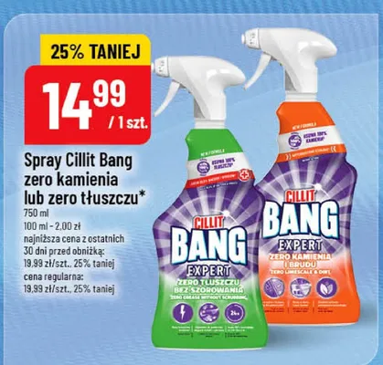 Spray zero kamienia lub zero tłuszczu promocja w POLOmarket