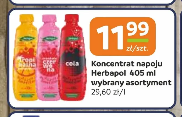 Koncentrat napoju Herbapol promocja w Gama