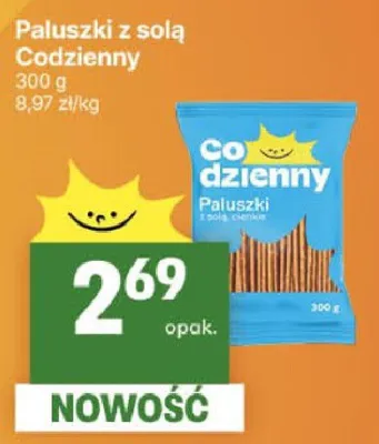 Paluszki z solą promocja w Delikatesy Centrum
