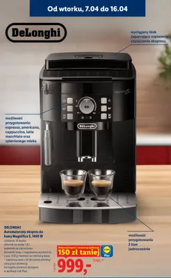 Automatyczny ekspres do kawy Magnifica S 1450 W promocja w Lidl