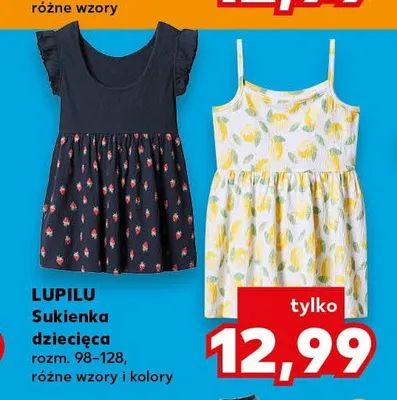 Sukienka dziecięca Lupilu promocja w Kaufland