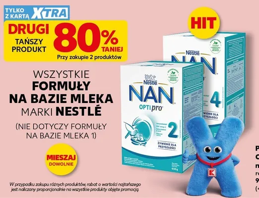 Mleko modyfikowane Nestlé NAN Optipro 2 promocja w Kaufland