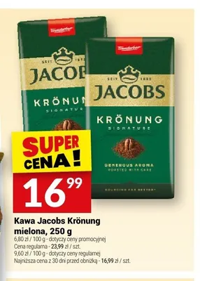 Kawa Jacobs Krönung mielona promocja w Twój Market