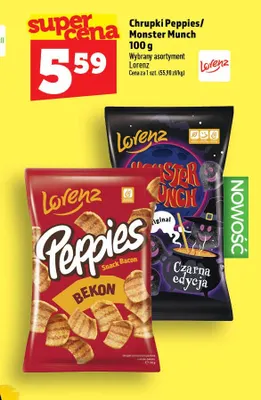 Chrupki Peppies bekon Lorenz promocja w TOPAZ
