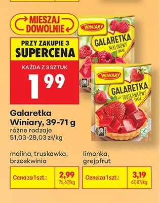 Galaretka grejpfrut Winiary promocja w Biedronka