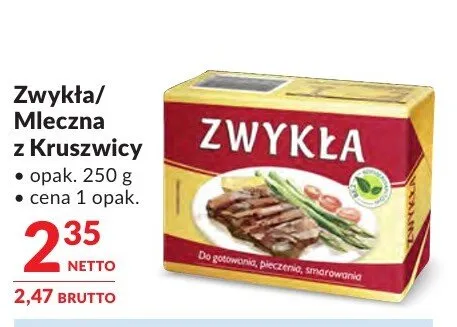 Masło Zwykła/Mleczna z Kruszwicy promocja w Makro