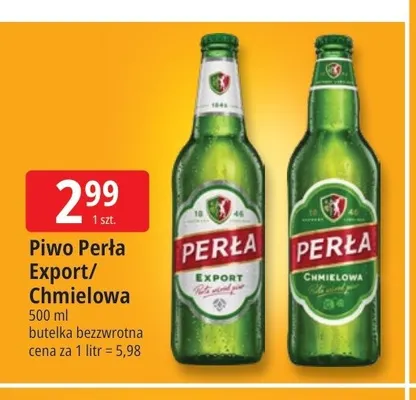 Piwo Perła Export promocja w Leclerc