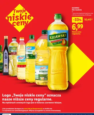 Olej rzepakowy promocja w Lidl