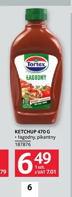 Ketchup pikantny Tortex promocja w Selgros