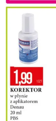 Korektor w płynie z aplikatorem Donau 20 ml promocja w Leclerc