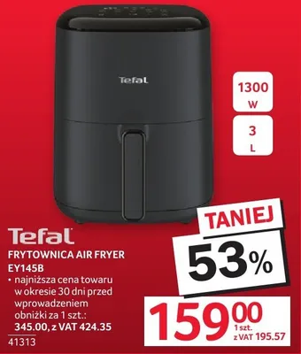 Frytownica Air Fryer Tefal EY1458 promocja w Selgros