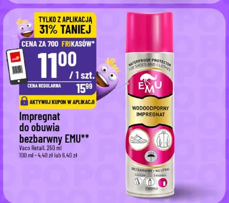 Impregnat do obuwia bezbarwny promocja w POLOmarket