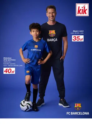 Męski t-shirt FC Barcelona promocja w KiK
