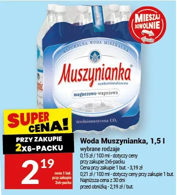 Woda Muszynianka promocja w Twój Market