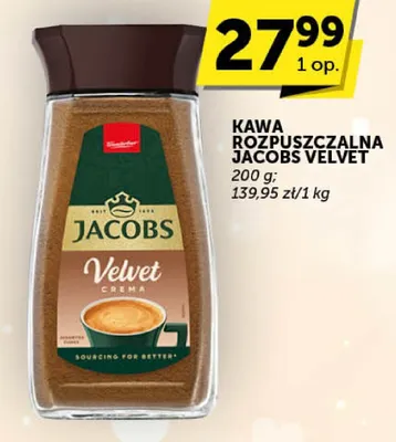 Kawa rozpuszczalna Jacobs Velvet promocja w Groszek