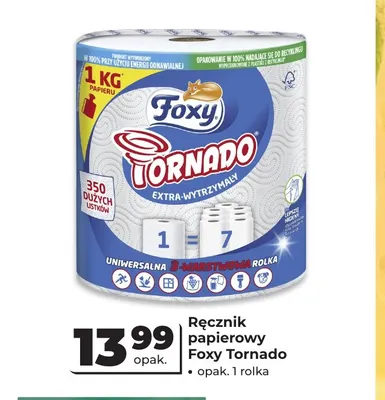 Ręcznik papierowy Foxy Tornado promocja w Odido