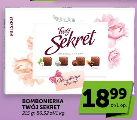Bombonierka Mieszko Twój Sekret promocja w Euro Sklep