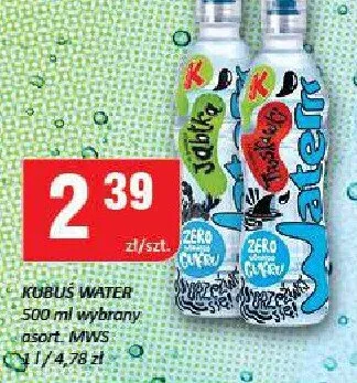 Kubusi waterki promocja w Chorten