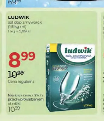 Sól do zmywarek Ludwik promocja w Drogerie Jawa