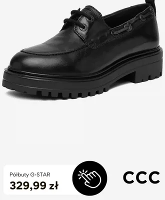 Półbuty G-STAR promocja w CCC