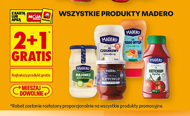 Ketchup łagodny Madero promocja w Biedronka