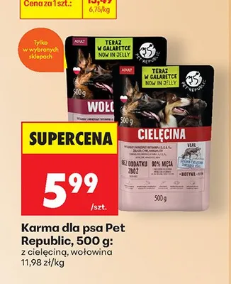 Karma dla psa Pet Republic promocja w Biedronka