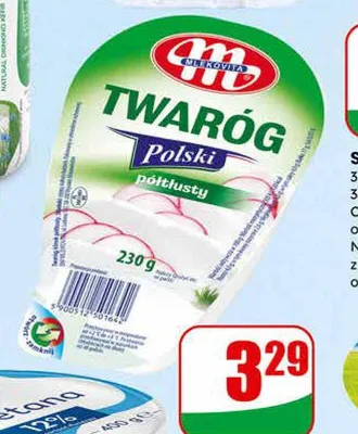 Twaróg polski półtłusty promocja w Dino