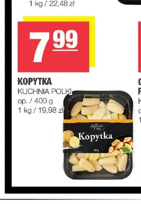 Kopytka Kuchnia Polki promocja w SPAR