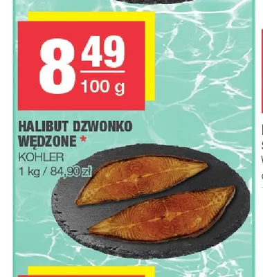 Halibut dzwonko wędzone Kohler promocja w SPAR