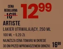 Lakier utrwalający promocja w Drogerie Natura