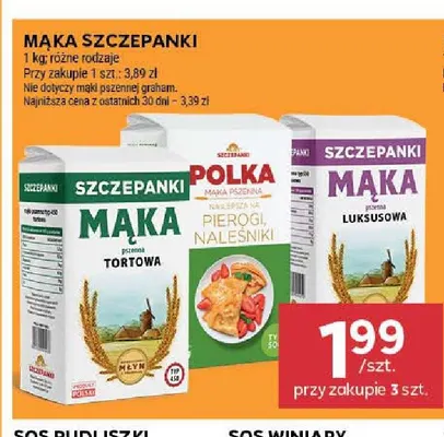 Mąka Szczepanki promocja w Stokrotka
