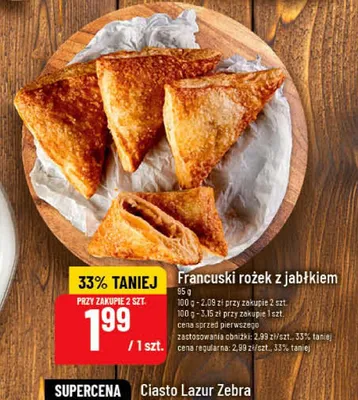 Francuski rożek z jabłkiem promocja w POLOmarket