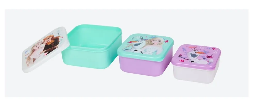 Pojemniki na przekąski Disney Kraina Lodu 3-pak promocja w Action