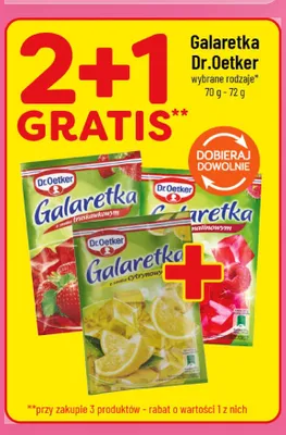 Galaretka o smaku cytrynowym Dr. Oetker promocja w POLOmarket