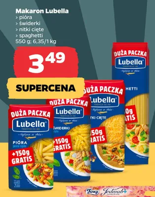 Makaron pióra Lubella promocja w Netto