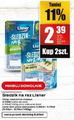 Śledź na raz Lisner promocja w Supeco