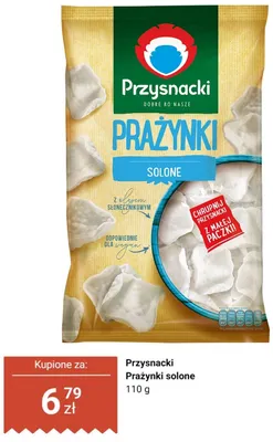 Prażynki solone Przysnacki promocja w Biedronka