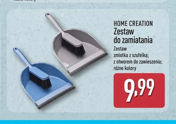 Zestaw do zamiatania Home Creation promocja w Aldi